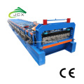 Metal roof sheeting machine